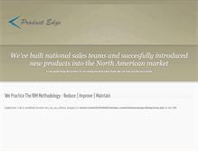 Tablet Screenshot of productedge.net